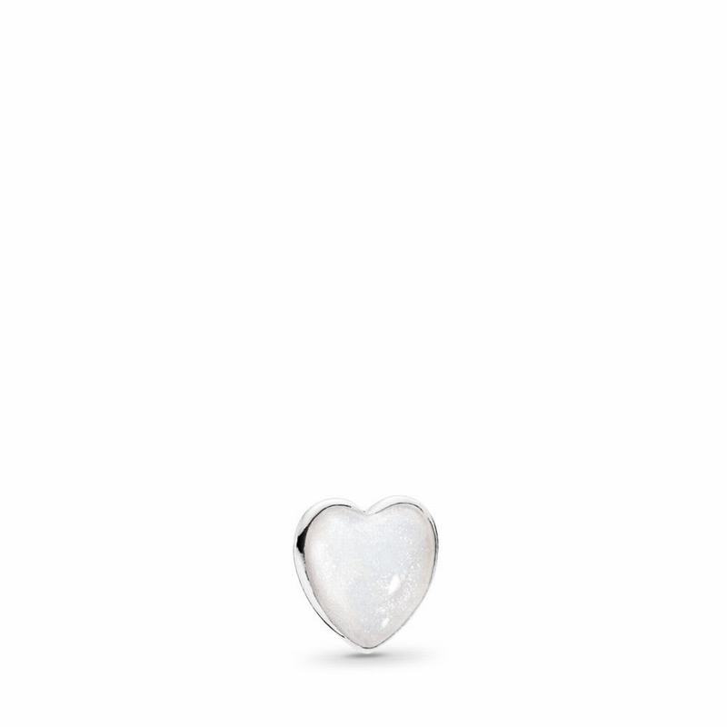 Pandora Pearlescent Heart Petite Locket Charm NZ Sale, Sterling Silver (093871-XYC)